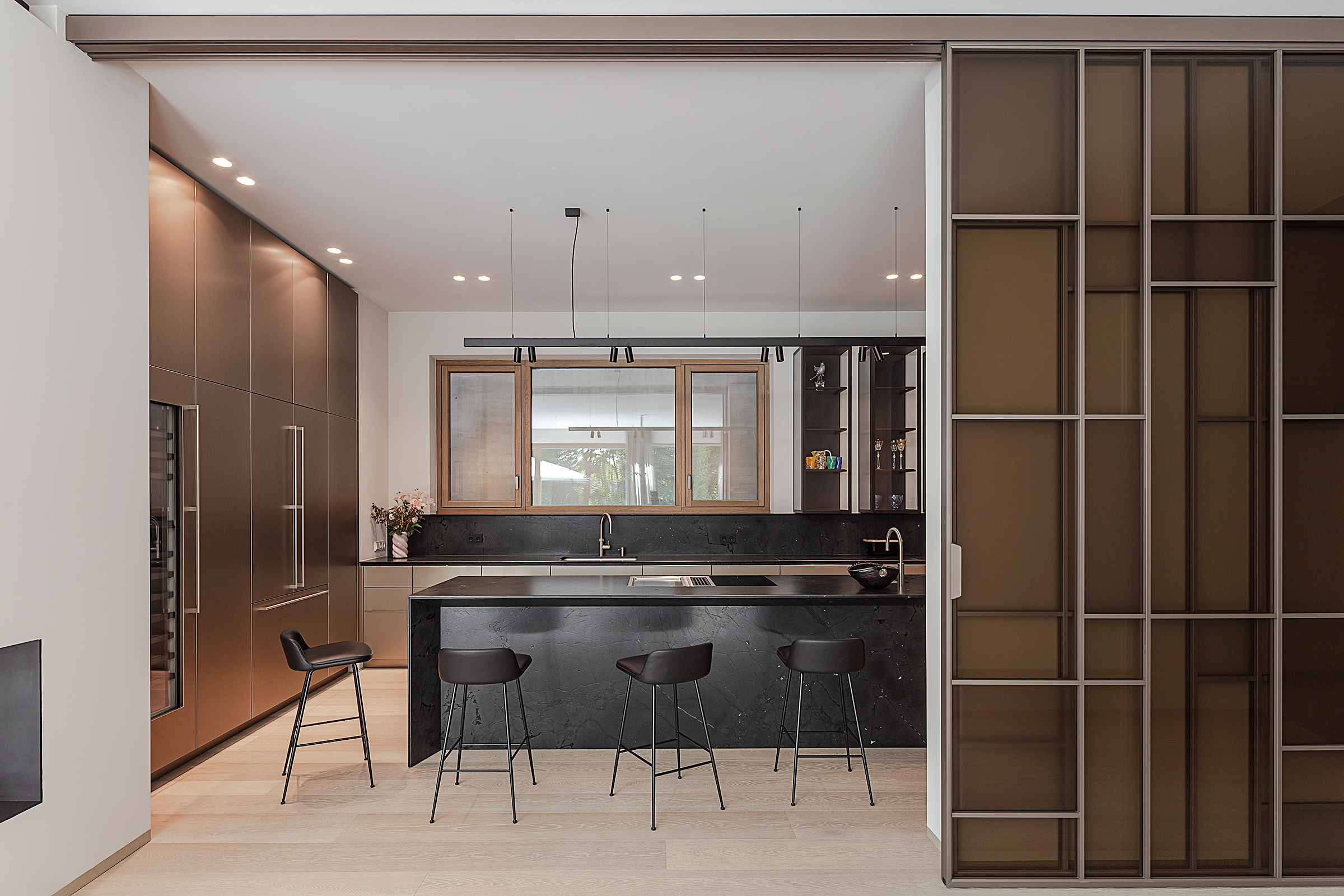 Fotografie einer hochwertigen Küche