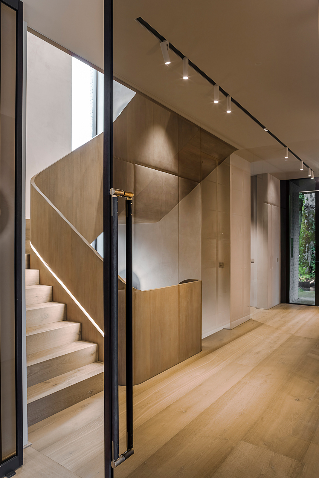 Innenaufnahmen Fotograf, private Villa, Treppenbau