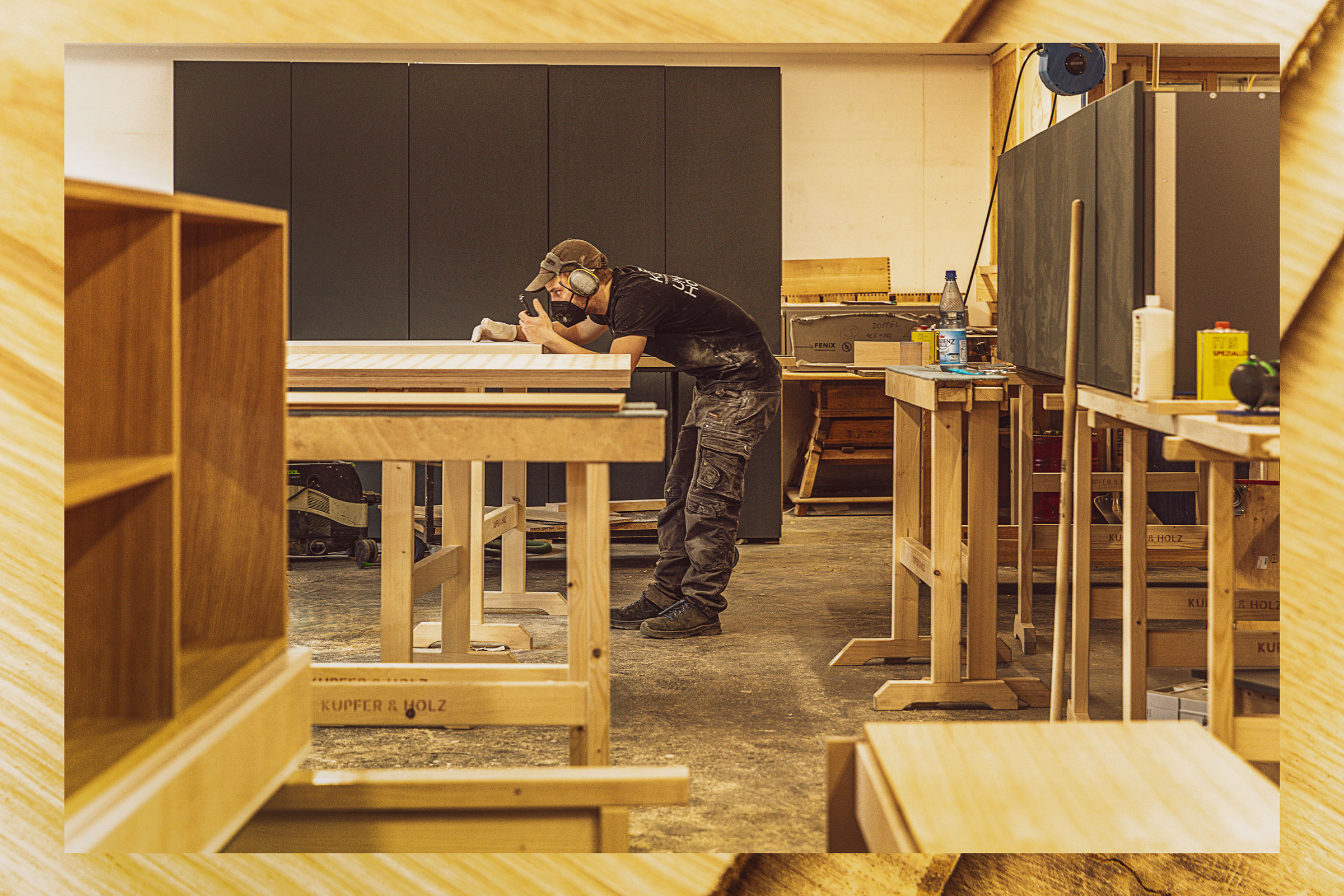 Innenausbau Fotografie mit Menschen