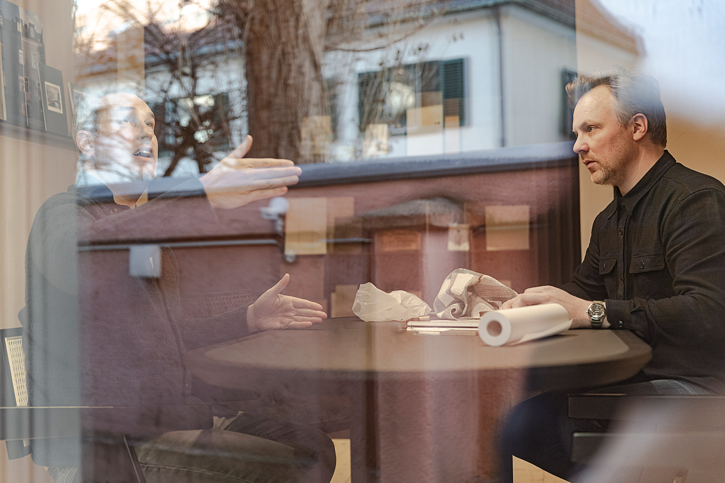 Stefan Dönecke und Tobias Schneider, Fotografie Gabriel Büchelmeier