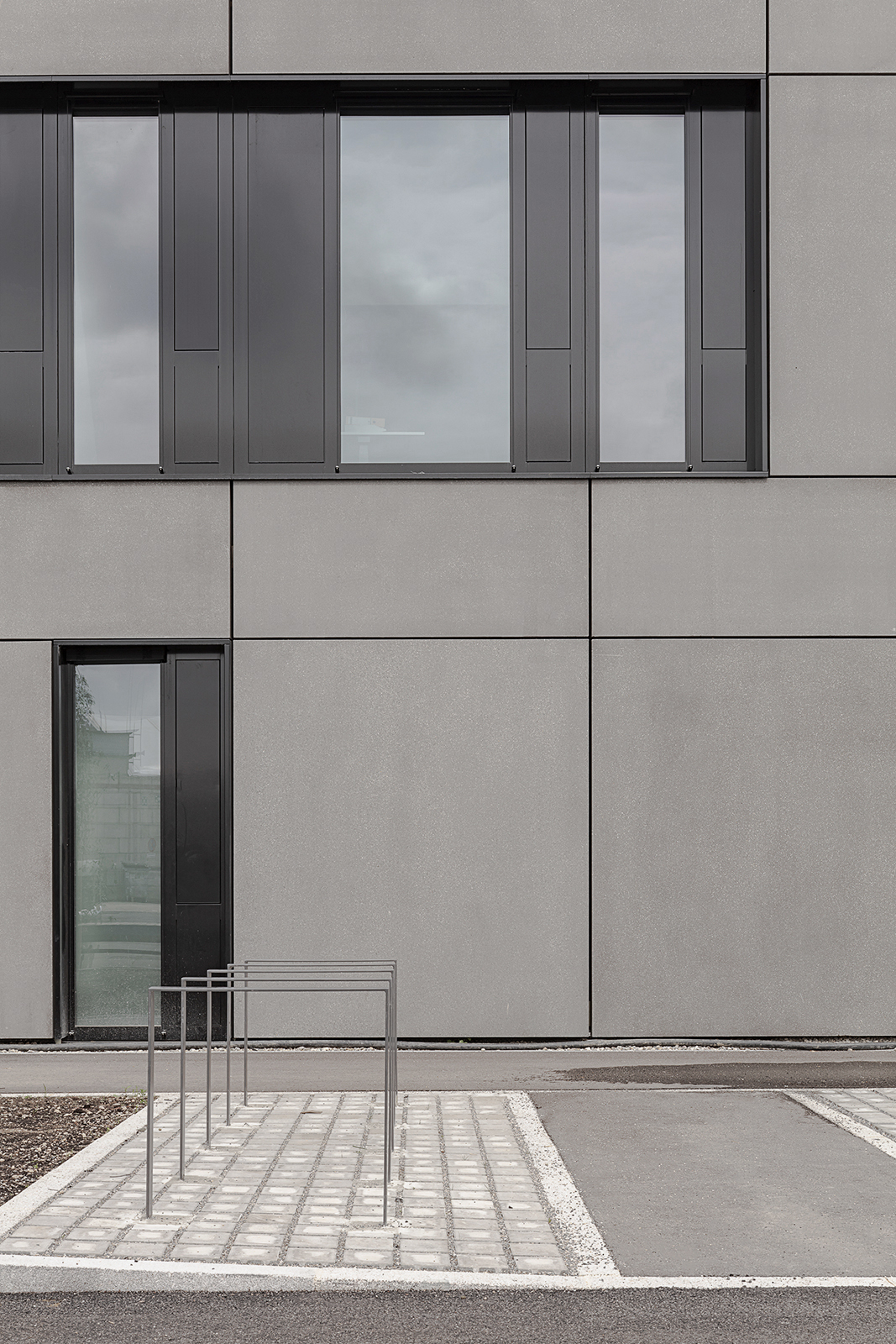 Architekturfoto Detail einer Aussen Fassade